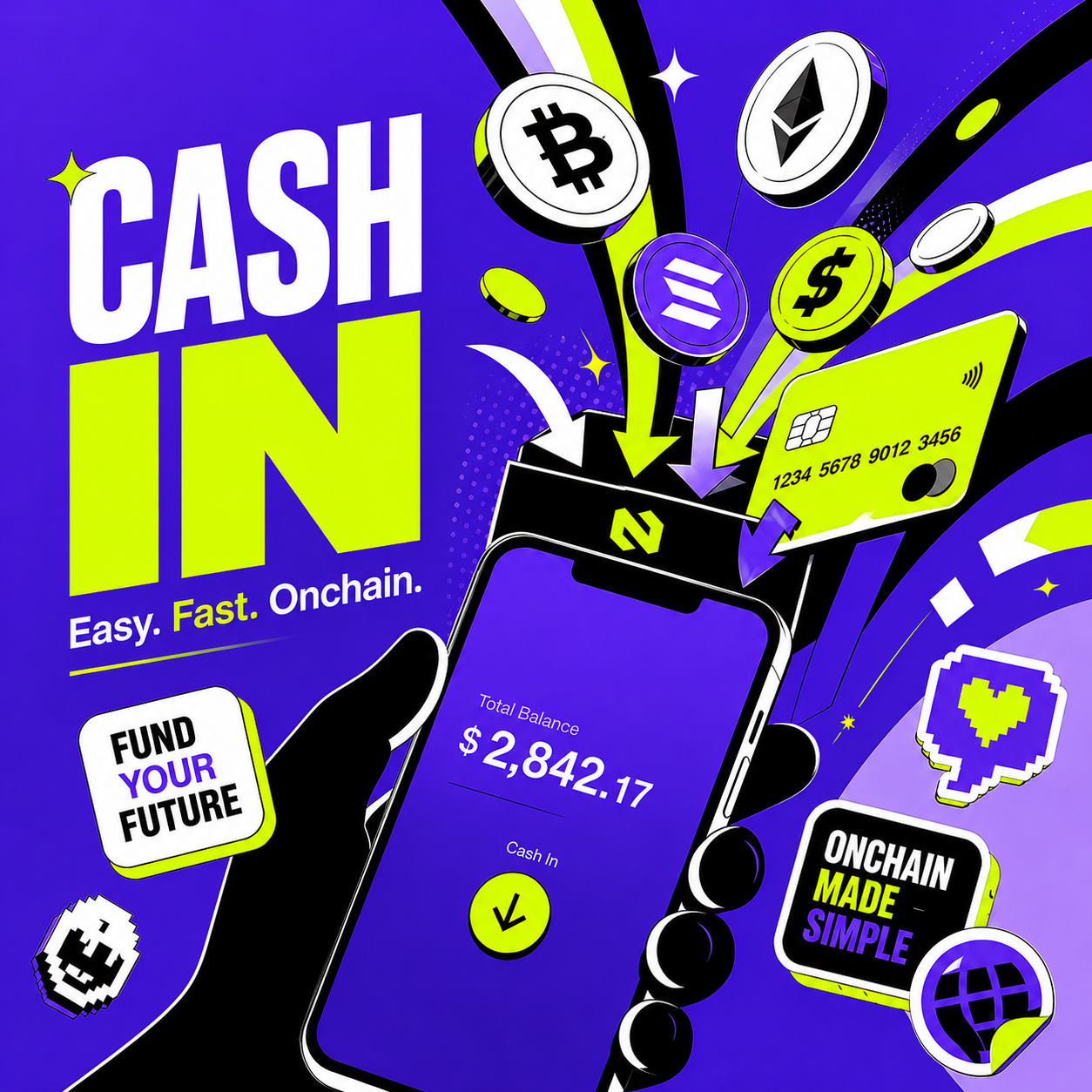 Cash In — buying crypto with fiat