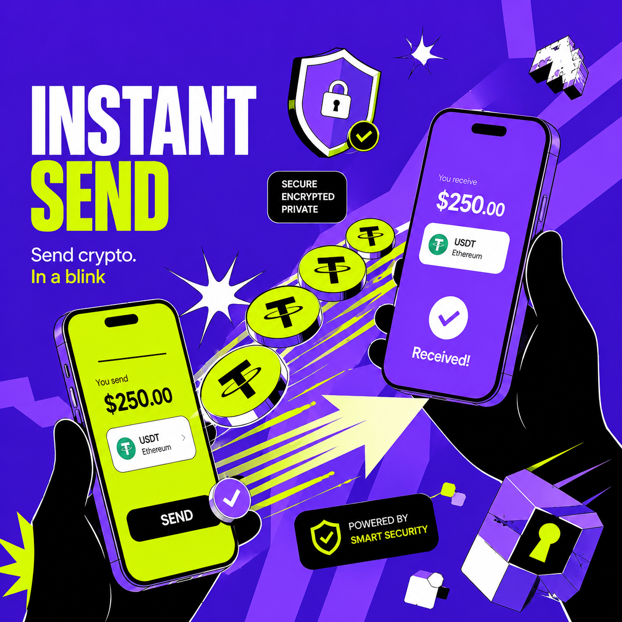 Instant Send — sending crypto in a blink